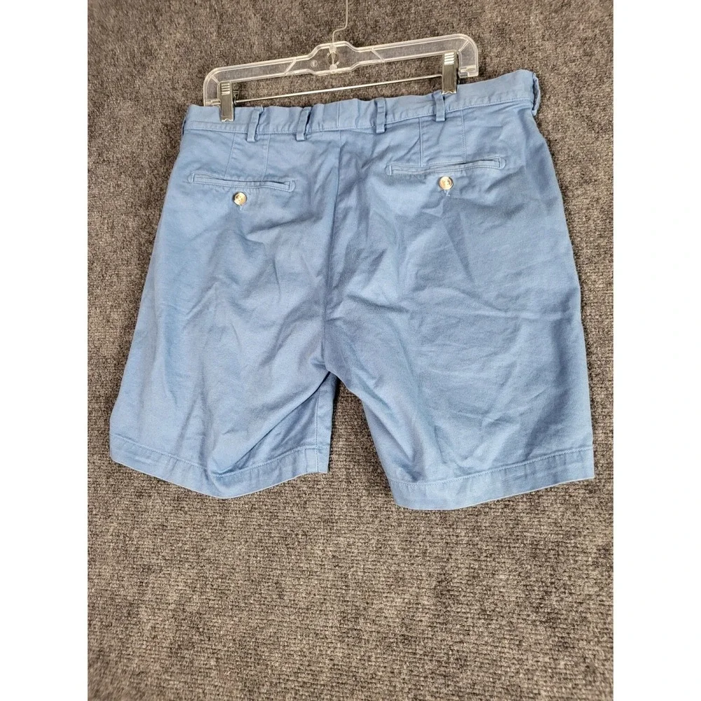 Peter Millar Crown Pilot Blue Shorts Casual Flat Front Golf Size 34 Outdoor Work